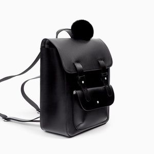 Zara Leather bagpack